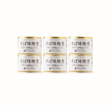 さば味噌煮缶　6個セット