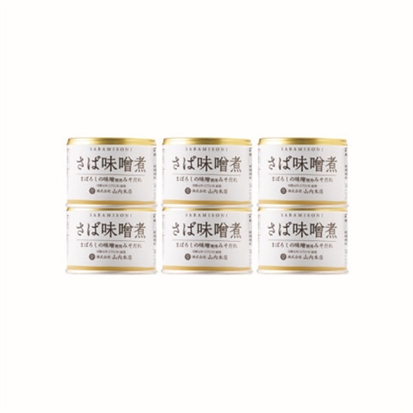 さば味噌煮缶　6個セット